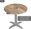 JAMAIKA | Bistro Außen Tischplatte | Ø 60 cm | Sheesham | Produktbild-Vorschau 3