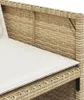 13-tlg. Garten-Essgruppe mit Kissen Beige Poly Rattan Produktbild-Vorschau 7
