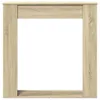 vidaXL Kaminumrandung Sonoma-Eiche 100x20x100 cm Produktbild-Vorschau 4