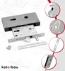 KOTARBAU® Hakenschloss Schiebetore Einsteckschloss F-60 Produktbild-Vorschau 7