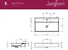 Jungborn Waschtisch QUATTRO 81 x 46 cm weiß glänzend Produktbild-Vorschau 5