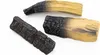 Three artificial logs for a fireplace, with a burnt appearance on one end and a lighter wood color on the other. Náhled obrázku produktu