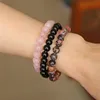 3 STÜCKE Heilkristall Armbänder für Frauen 8mm Naturstein Produktbild-Vorschau 2