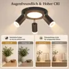 ZMH Deckenleuchte Led Deckenspot 3 Flammig GU10 - Produktbild-Vorschau 2