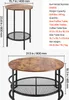 VEVOR Ensemble de 3 tables rondes de salon, (800 x 465 mm) Voir les images du produit 7