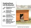 Mucola Hühnerstall Hühnernest aus Holz Hühner Käfig Produktbild-Vorschau 2