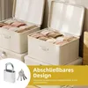 Grande boîte de rangement verrouillable avec serrure à clé Voir les images du produit 5