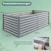 GOPLUS erhöhtes Gartenbeet aus Metall, Pflanzkasten mit Produktbild-Vorschau 5