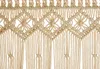 Kobolo Türvorhang Makramee LACE beige 132 Stränge 95x210cm Produktbild-Vorschau 6