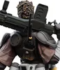 Close-up view of the back of a toy soldier figure. Náhled obrázku produktu