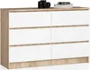AKORD Furniture Factory OP0LK-1DABBIA001, Weiß, Eiche, 6 Produktbild-Vorschau 1