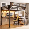 Hoogslaper 140 x 200 cm met bureau van 2 meter, Productafbeelding-voorbeeld 14