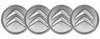 Krytky CITROEN 60 mm strieborné Náhľad obrázku produktu 4