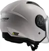 A white LS2 Airflow II jet helmet is shown from the side and rear. Anteprima dell’immagine prodotto