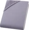 A folded gray fitted sheet on a white background. Produktbild-Vorschau