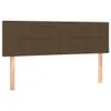 Boxspringbett mit Matratze & LED Dunkelbraun 140x190 cm Produktbild-Vorschau 7