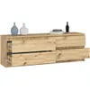 Kommode AKORD K160 Eiche Artisan 160 cm 4 Schubladen B160 x Produktbild-Vorschau 2