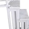 Schwimmbadleiter Treppe, Kunststoff 4-stufig + Gewichte Produktbild-Vorschau 7