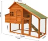 Kurnik Wiltec 1720 x 660 x 1200 mm brązowy z wolnym Podgląd zdjęcia produktu 4