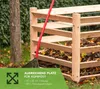 Westmann Holz Komposter Konni S Lärchenholz Natur 85x85x80 Produktbild-Vorschau 7