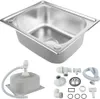 Edelstahl Küchenspüle Spülbecken Einbauspüle 50×40×20cm Produktbild-Vorschau 1