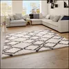 TT Home Teppich Wohnzimmer Hochflor Shaggy Skandi Design Produktbild-Vorschau 1