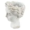Vaso da fiori Clayre & Eef Testa 11x17 cm Pietra grigia Anteprima dell’immagine prodotto 2