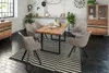 Esstisch Baumkante massiv Akazie natur 160 x 85 schwarz Produktbild-Vorschau 3