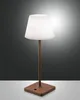 Fabas Luce LED Außen-Akku Tischleuchte Adam Ø150mm 2,5W Produktbild-Vorschau 1