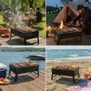 Draagbare houtskoolbarbecue opvouwbaar, compacte Productafbeelding-voorbeeld 5