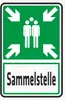 INDIGOS UG - Aufkleber - Sicherheit - Sammelstelle - Produktbild-Vorschau 1