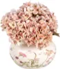 Vaso da fiori Clayre & Eef Ø 17x12 cm Rose in Vetroceramica Anteprima dell’immagine prodotto 3