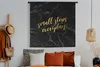 MuchoWow® Wandteppich Wandbehang Zitate - Schritt - Marmor Produktbild-Vorschau 4