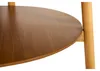 Miliboo - Beistelltisch rund aus hellem Holz D80 cm MALVA Produktbild-Vorschau 5