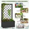 COSTWAY Blumenkasten, Hochbeet mit Rankgitter, Spalier aus Produktbild-Vorschau 5