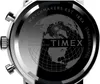 Close-up view of the back of a Timex watch, showing engraved details and the brand logo. Podgląd zdjęcia produktu