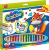 The image shows a box of Bambino colored pencils with a cartoon fox character. Podgląd zdjęcia produktu
