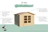 Karibu Gartenhaus Gerätehaus Talkau 4 naturbelassen Produktbild-Vorschau 5