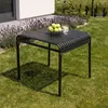 di volio zahradní stůl 80 x 80 cm Liwio černý Náhled obrázku produktu 9