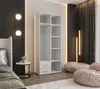Kleiderschrank Weiß 80 cm – Drehtürenschrank 190x80x48 cm – Produktbild-Vorschau 2