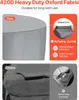 VEVOR Abdeckung für Whirlpool (200 x 200 x 85 cm) Produktbild-Vorschau 3