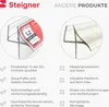 Comparison of Steigner product with other products, highlighting features and quality differences. Produktbild-Vorschau