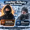 3-in-1 Sturmhaube Fleece Schwarz, Winter Gesichtsschutz mit Produktbild-Vorschau 6