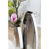 ALETTA Vase - H. 30 cm in silber aus Edelstahl - Vase für Produktbild-Vorschau 6