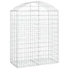 Gabione mit Hochbogen 100x50x120/140 cm Verzinktes Eisen Produktbild-Vorschau 1