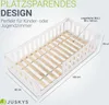 Juskys Kinderbett Naya 80x160 cm mit Matratze, Produktbild-Vorschau 5