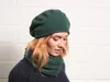 Kopka Steg-Baskenmütze aus reinem Cashmere in blau Voir les images du produit