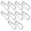 10Pcs Gancio a molla in acciaio inox a scatto Moschettone Anteprima dell’immagine prodotto 5