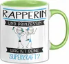Rapperin Und Prinzessin Tasse Geschenk Für Eine Rapperin Produktbild-Vorschau 1