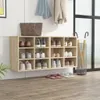 vidaXL Schuhregale 2 Stk. Sonoma-Eiche 52,5x30x50 cm Produktbild-Vorschau 2